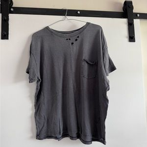 We The Free Gray Short Sleeve Tee